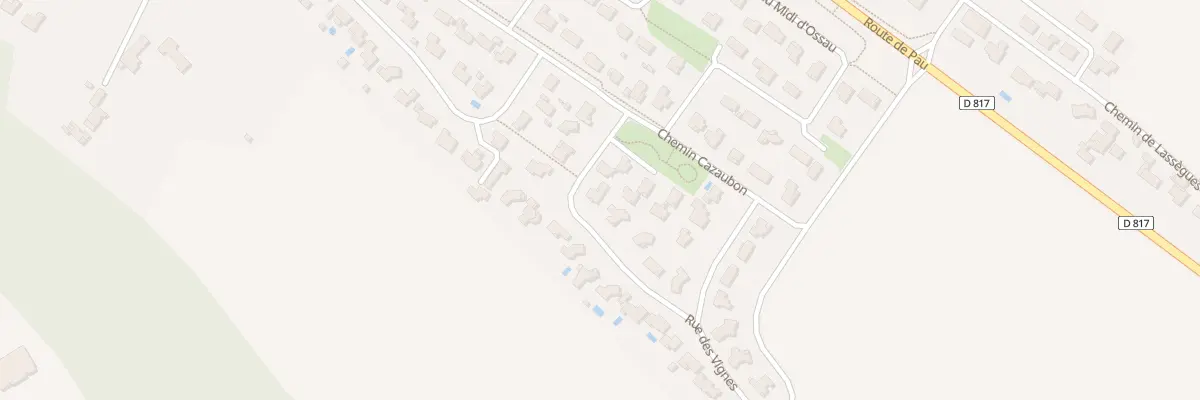 Plan du 7 Rue des Vignes à Denguin