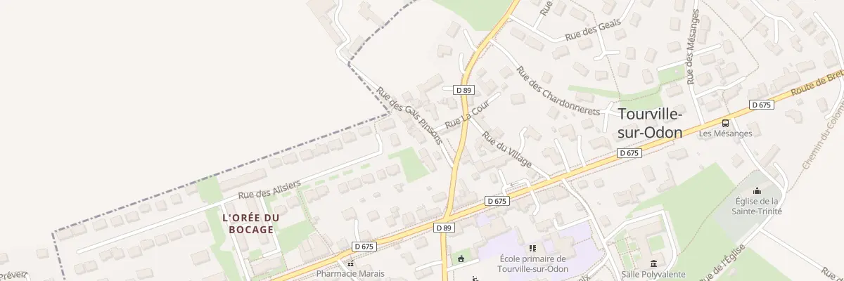 Plan du 5 Rue des Gais Pinsons à Tourville-sur-Odon