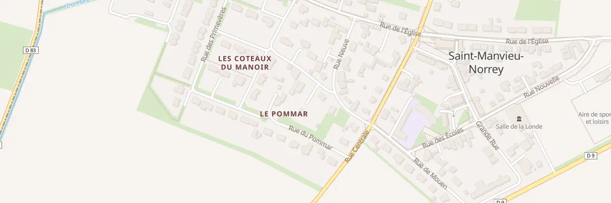 Plan du 5000 Rue de Mouen à Saint-Manvieu-Norrey