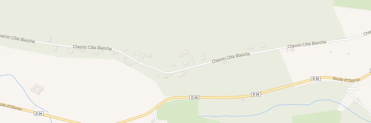 Plan du 1602 Che Côte Blanche à Lasseube