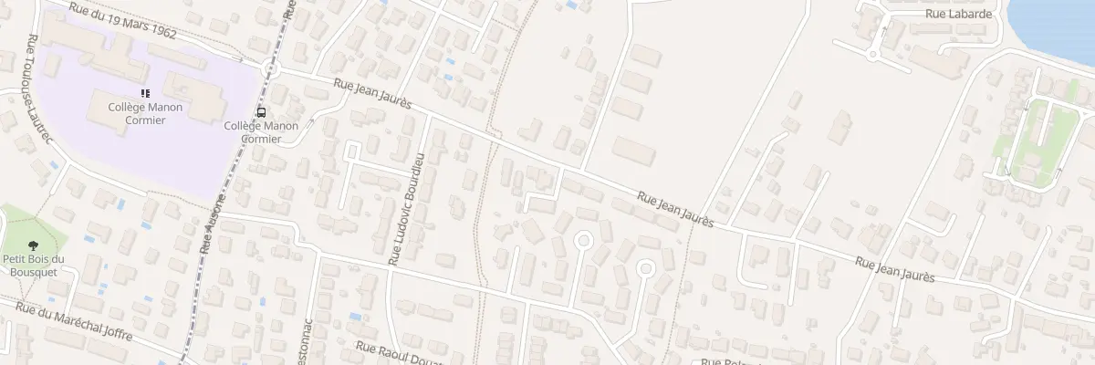 Plan du 50 Rue Jean Jaurès à Carbon-Blanc