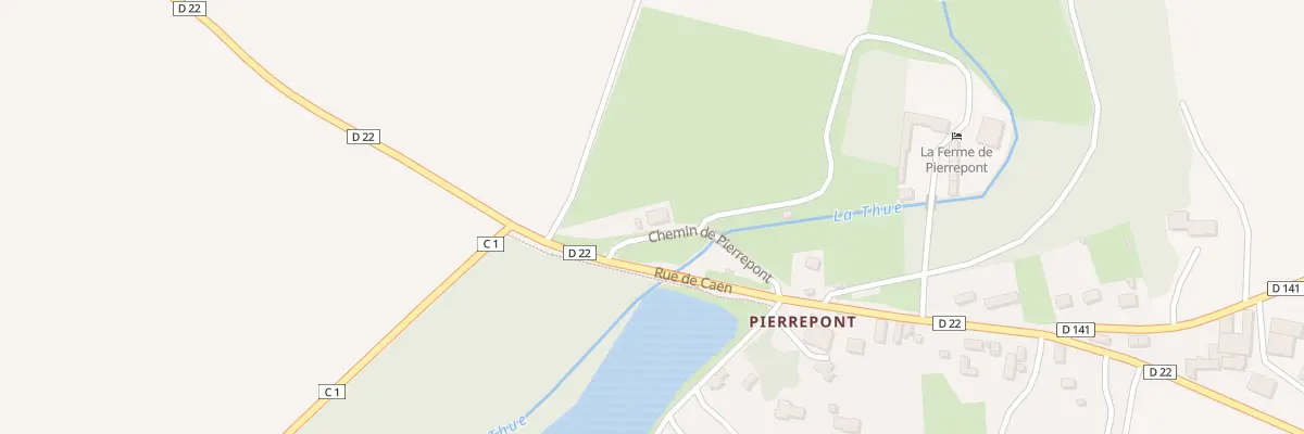 Plan du 5054 Le Mont Pigeon à Ponts sur Seulles