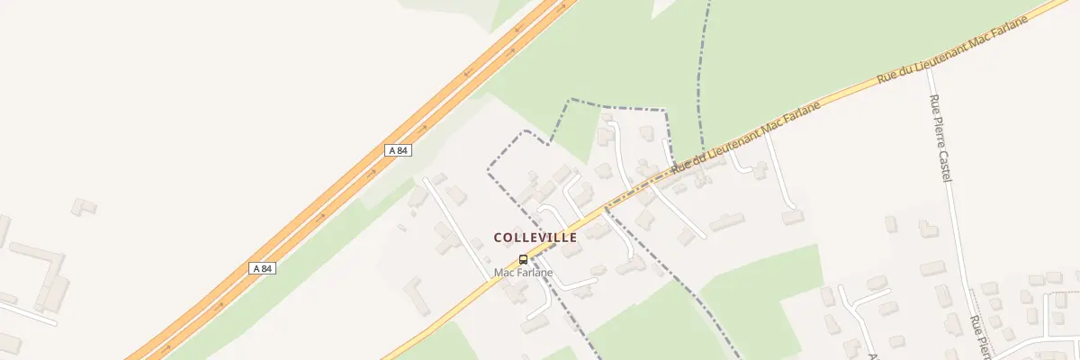 Plan du 914 Rue du Ldt Mac Farlane à Tourville-sur-Odon