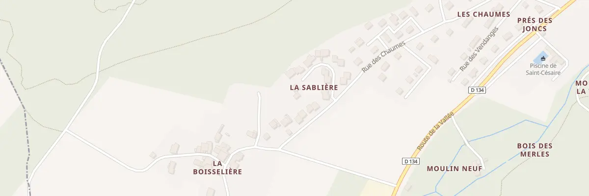 Plan du 20 La Sabliere à Saint-Césaire