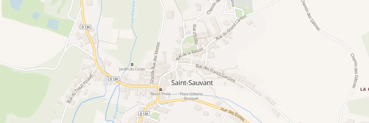 Plan du 3 Rue des Francs Garçons à Saint-Sauvant