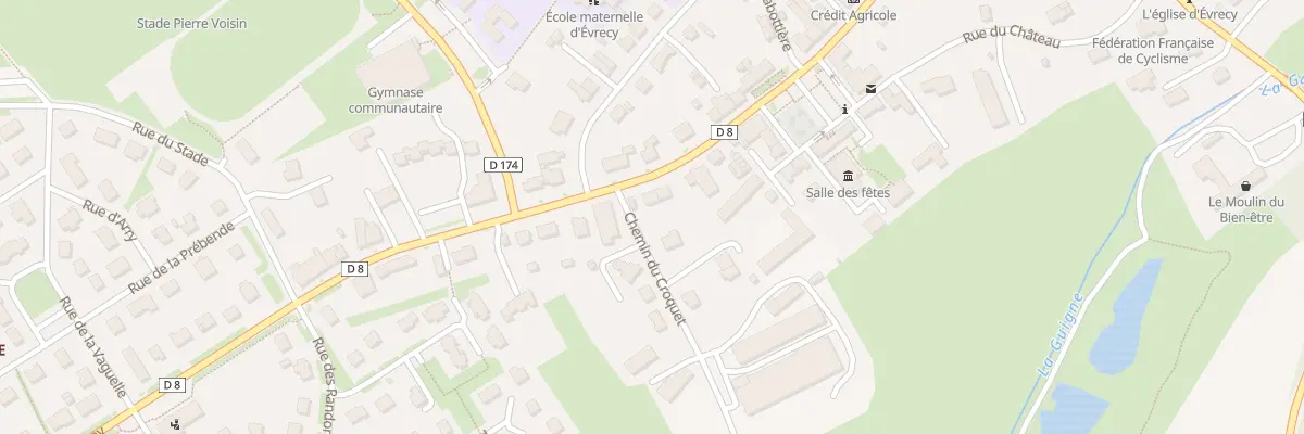 Plan du 13 Rue Henri Chéron à Évrecy