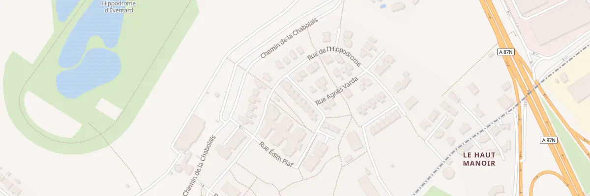 Plan du 8 Rue Anne Sylvestre à Écouflant