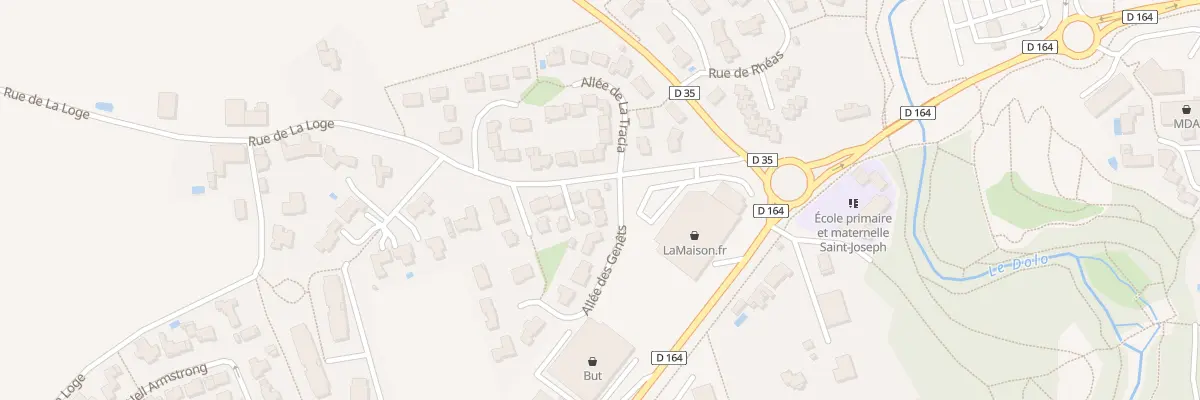 Plan du 9 Rue de la Loge à Bressuire