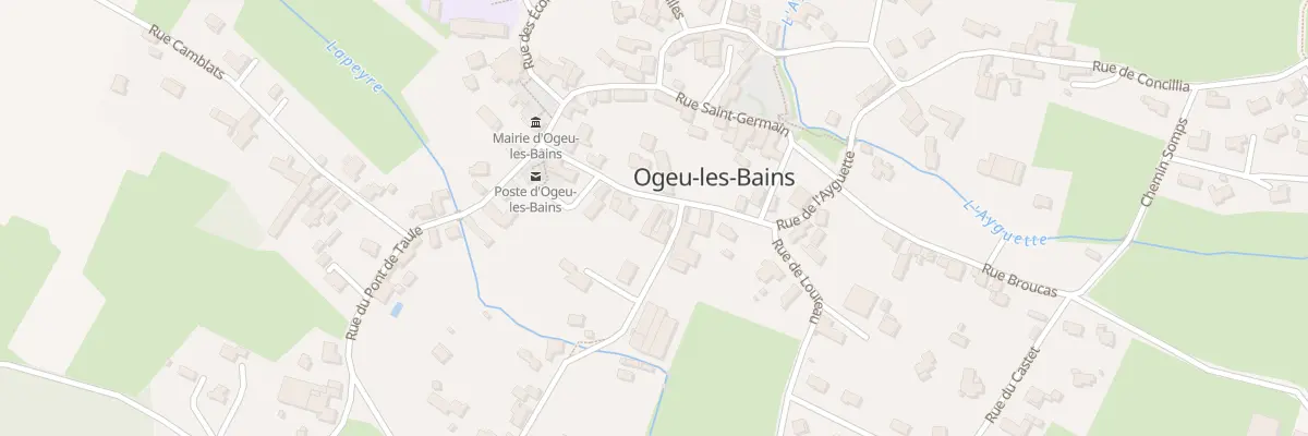 Plan du 8 Rue de Loureau à Ogeu-les-Bains