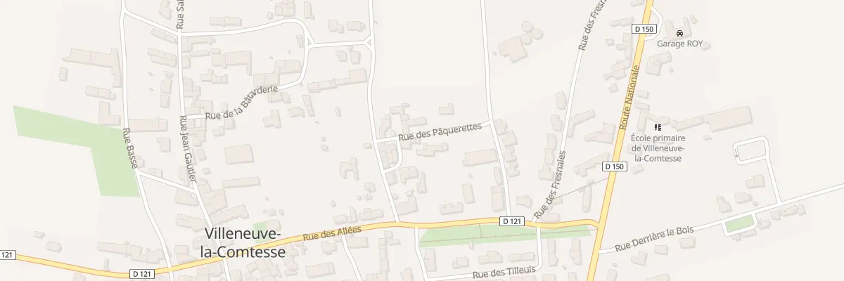 Plan du 4 Rue des Paquerettes à Villeneuve-la-Comtesse