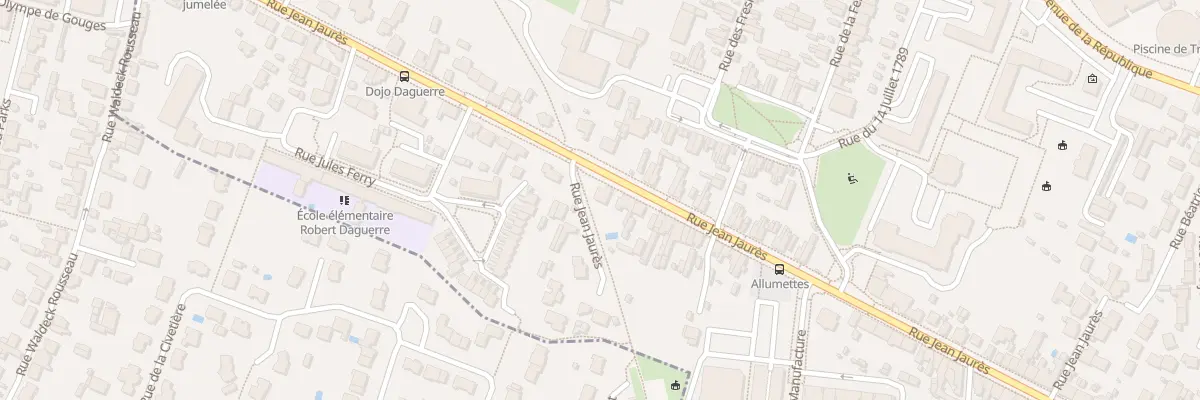 Plan du 279 Rue Jean Jaurès à Trélazé