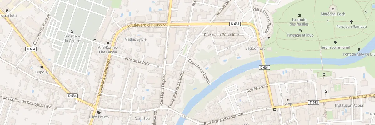 Plan du 16 Petite Rue des Landes à Mont-de-Marsan