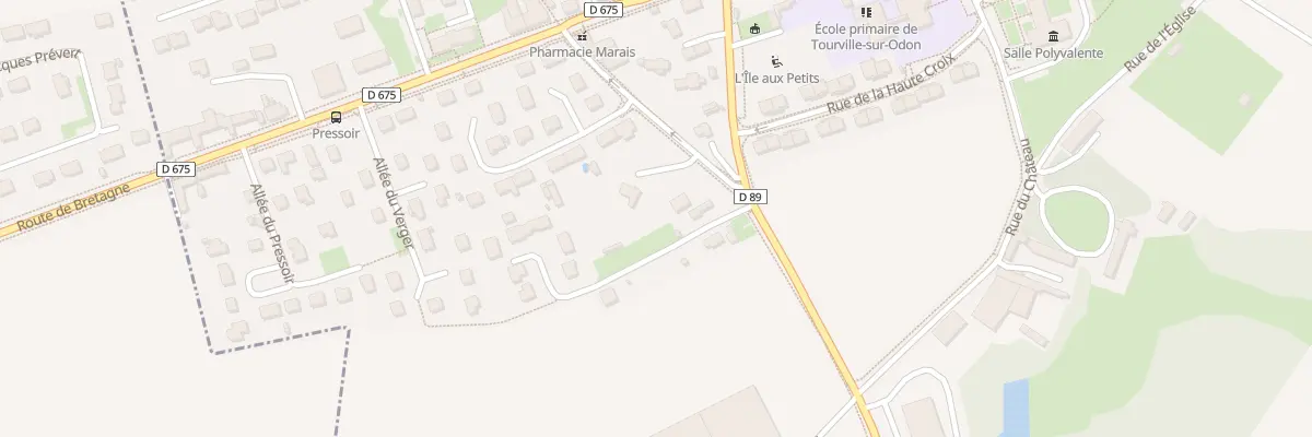 Plan du 3 Rue des Écossais à Tourville-sur-Odon