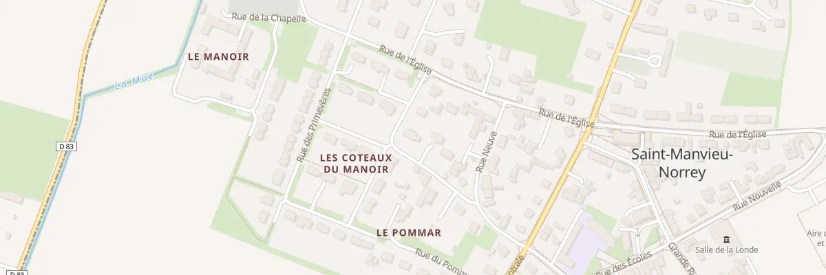 Plan du 5200 Rue de Beaumont à Saint-Manvieu-Norrey