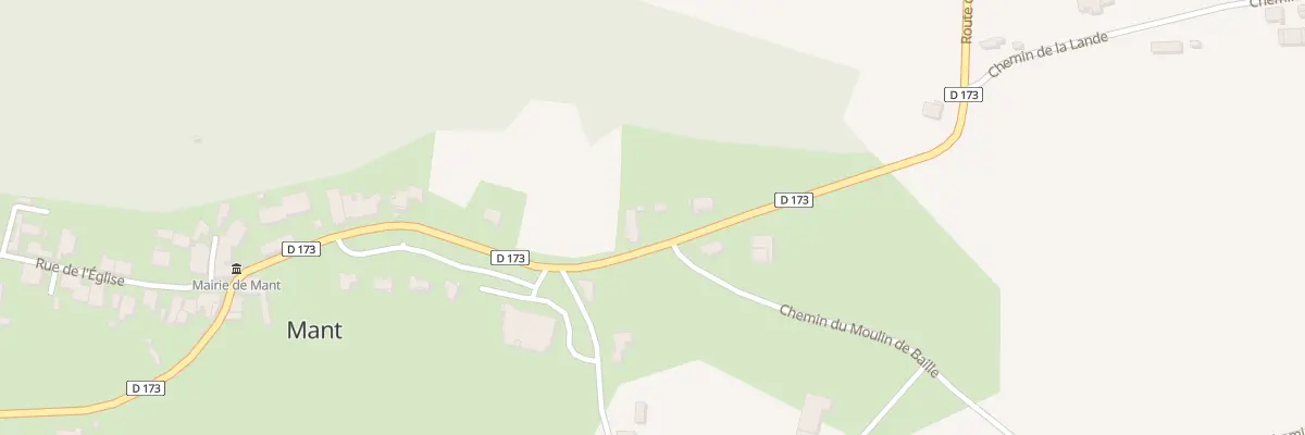 Plan du 335 Rte de Samadet à Mant