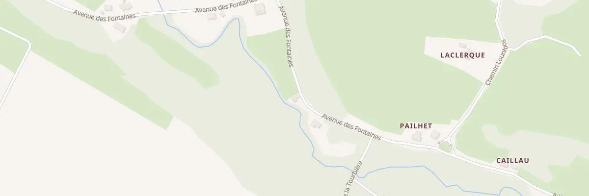 Plan du 15 Av des Fontaines à Ogeu-les-Bains
