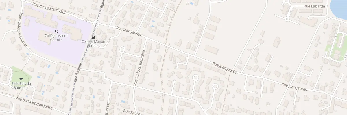 Plan du 52 Rue Jean Jaurès à Carbon-Blanc