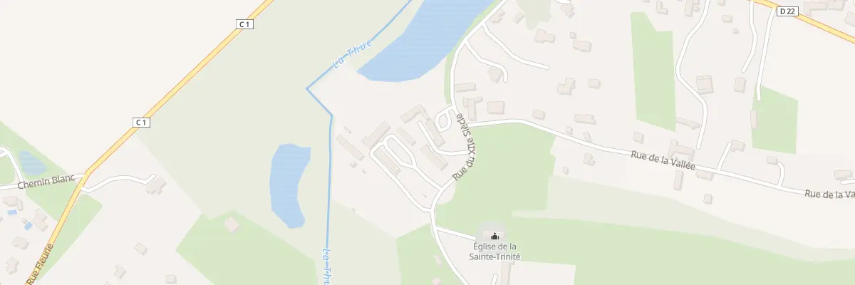 Plan du 2 Rue du XII Siecle à Ponts sur Seulles