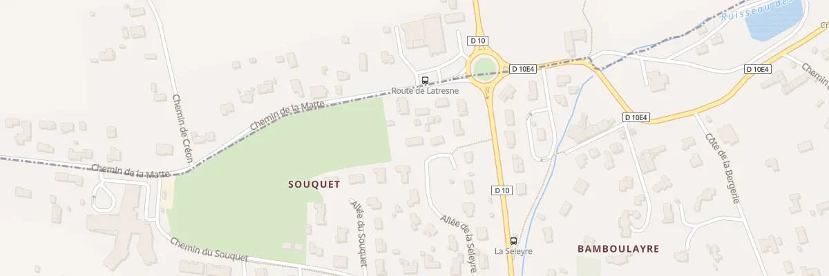 Plan du 703 All de la Seleyre à Latresne