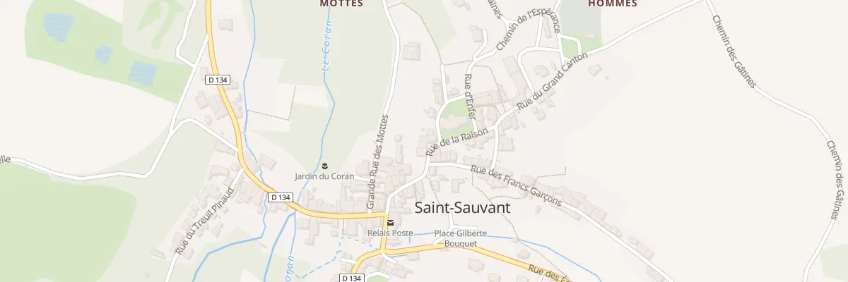 Plan du 1 Rue de la Raison à Saint-Sauvant