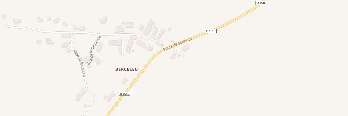 Plan du 2 Imp de Berceleu Sud à Allas-Bocage