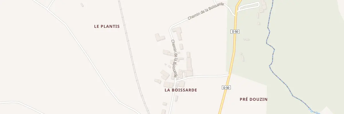Plan du 31 Che de la Boissarde à Clion