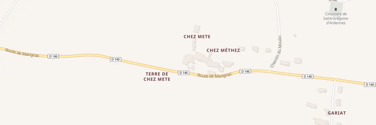 Plan du 2B Rue de Methez à Saint-Grégoire-d’Ardennes