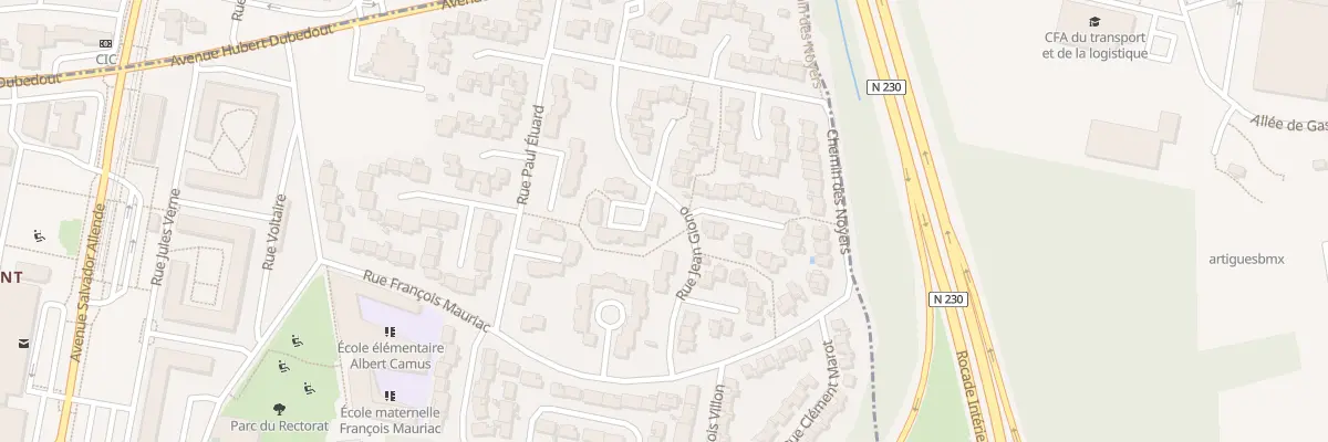 Plan du 2 Rue Jules Romains à Floirac