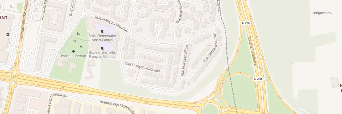 Plan du 24 Rue François Rabelais à Floirac
