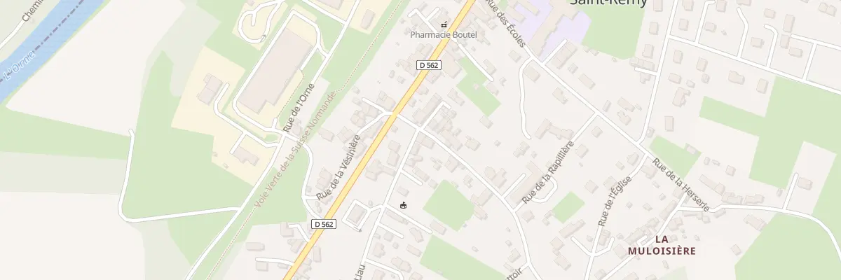 Plan du 1A Rue de la Poste à Saint-Rémy