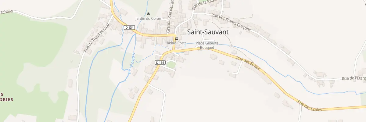 Plan du 6 Cour des Dames à Saint-Sauvant