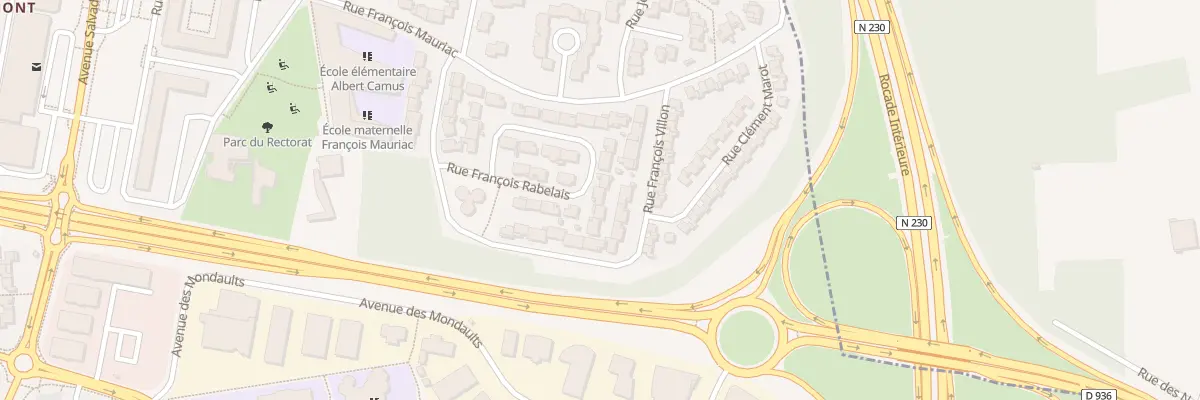 Plan du 30 Rue François Rabelais à Floirac