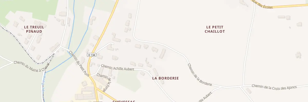 Plan du 18 Che de la Borderie à Saint-Sauvant