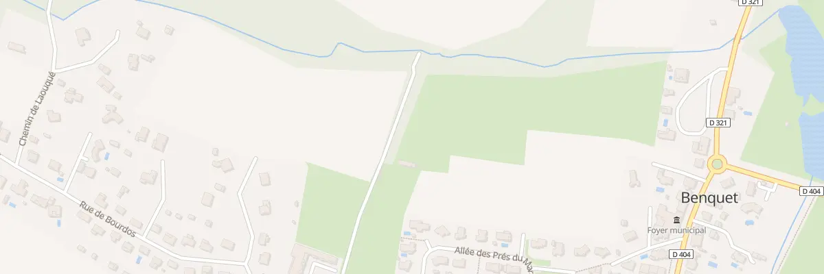 Plan du 280 Av de la Chalosse à Benquet