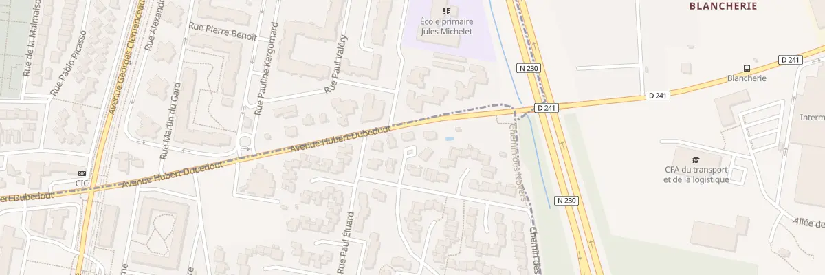 Plan du 3 Rue Alphonse Daudet à Floirac