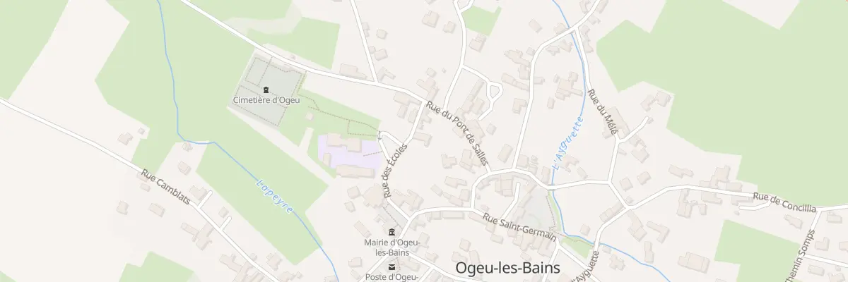 Plan du 4 Rue des Ecoles à Ogeu-les-Bains