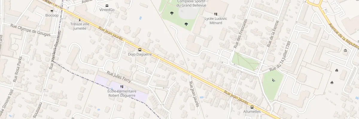 Plan du 264 Rue Jean Jaurès à Trélazé