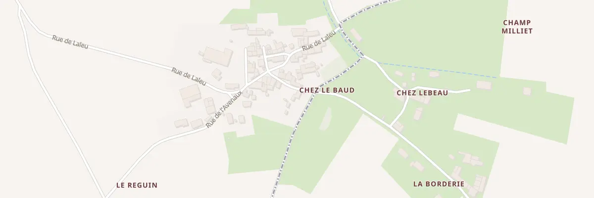 Plan du 5280 Laleu à Saint-Hilaire-de-Villefranche