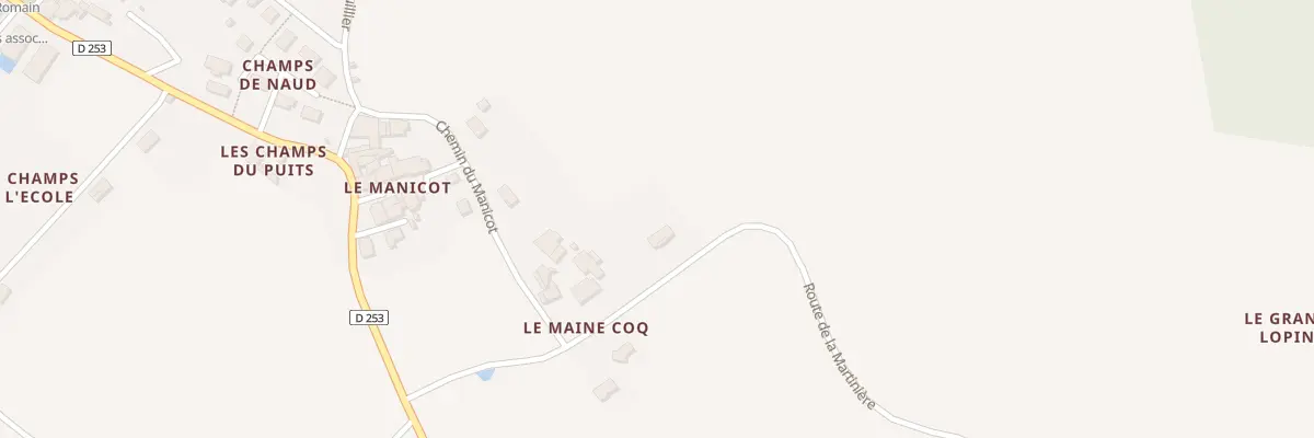 Plan du 7 Rte de la Martiniere à Guitinières