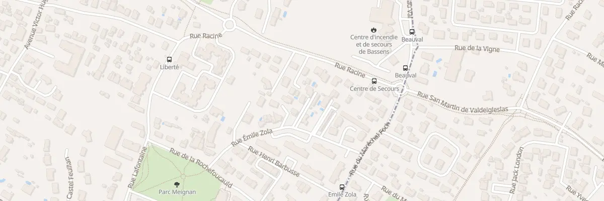 Plan du 22B Rue Emile Zola à Bassens