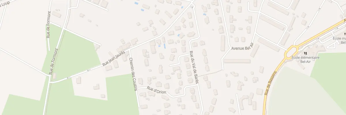 Plan du 17 Rue du Val de Bares à Ambarès-et-Lagrave