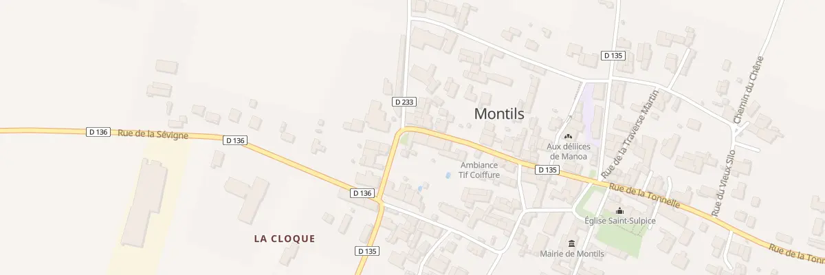 Plan du 1 Rue de la Forge à Montils