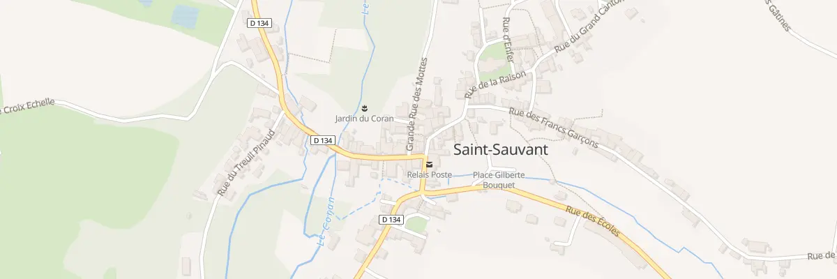 Plan du 3 Rue du Marché à Saint-Sauvant