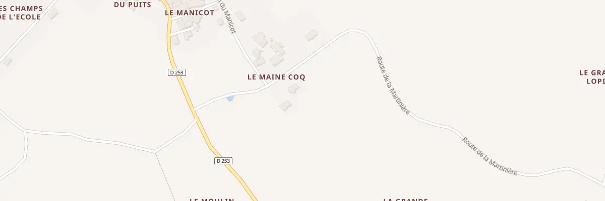 Plan du 8 Rte de la Martiniere à Guitinières