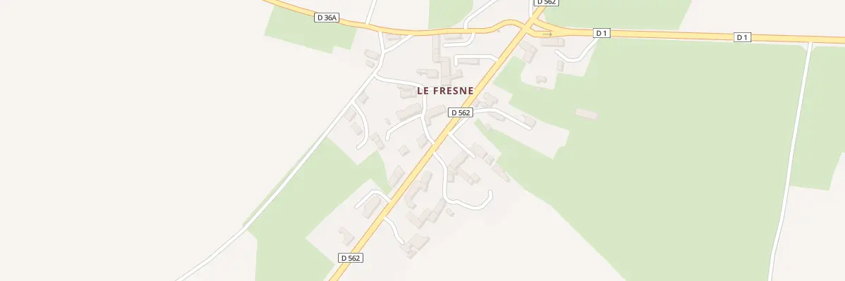 Plan du 26 Le Fresne à Clécy