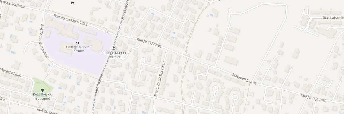 Plan du 25 Rue Ludovic Bourdieu à Carbon-Blanc