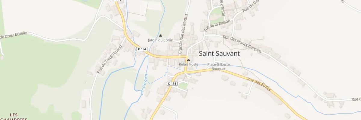 Plan du 1 Rue Gde Rue du Pont à Saint-Sauvant