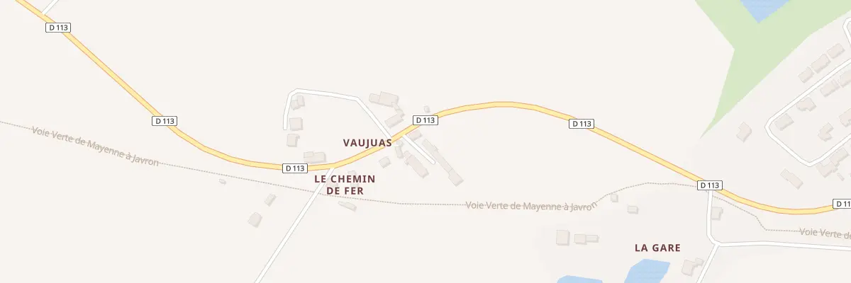 Plan du 1 Vaujuas à Marcillé-la-Ville