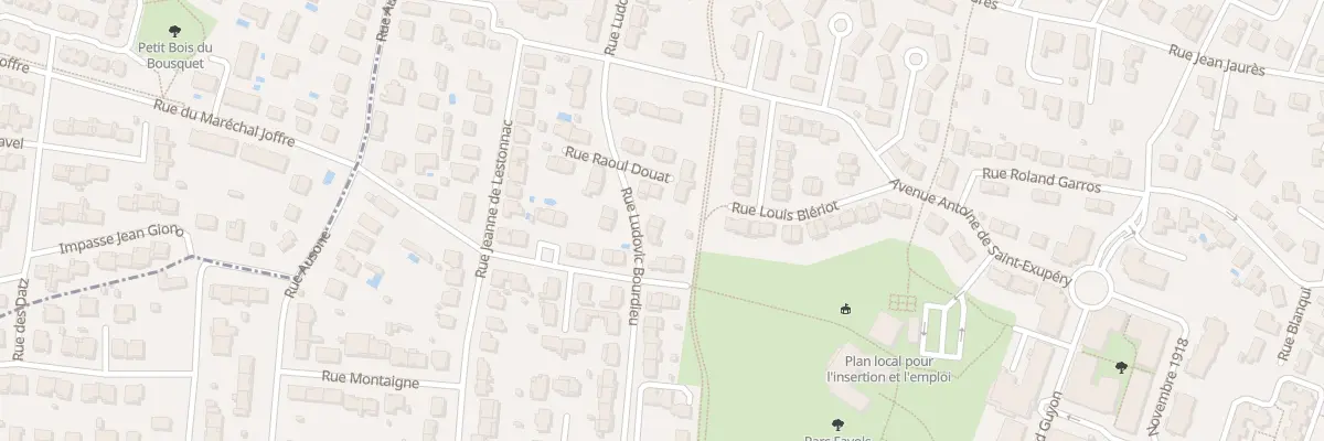 Plan du 11 Rue Ludovic Bourdieu à Carbon-Blanc