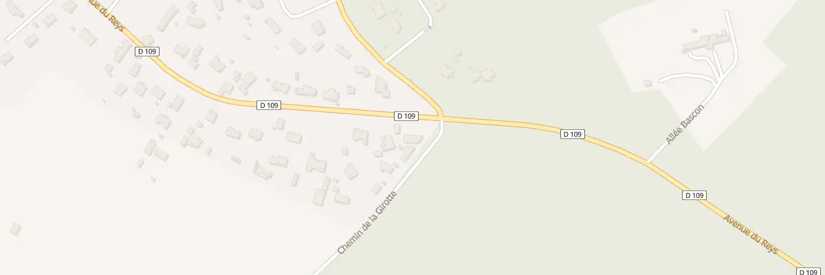 Plan du 67 Av du Reys à La Brède